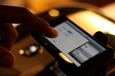 Undergraduates Marcus Lowe and Victoria Sun developed a vision-based touch screen interpretation system for a blind woman who previously had trouble using her coffee machine’s controls.