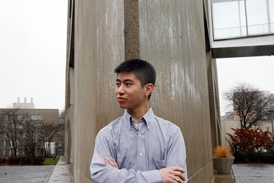 'I think about this rare opportunity I have, to come to MIT to study, and I think I should cherish it and make the most of it,' Eric Trac says.