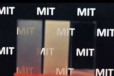 window with "MIT" printed all over it