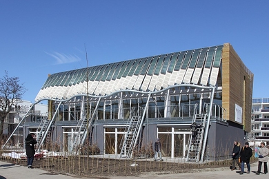 The Soft House, an innovative work/live row housing project, is demonstrating novel concepts in energy and architecture at the International Building Exhibition in Hamburg, Germany.