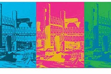 Arata Isozaki, "Future City (The Incubation Process)," 1962