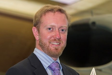 Brent Tweddle with his 2013 Boeing Engineering Student of the Year Award.
