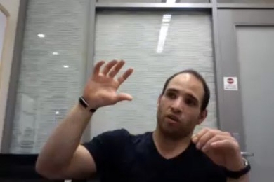 Via live webinar, David Young explained how his startup, Bounce Imaging, aims to produce low-cost, complex imaging technology for soldiers and first responders.