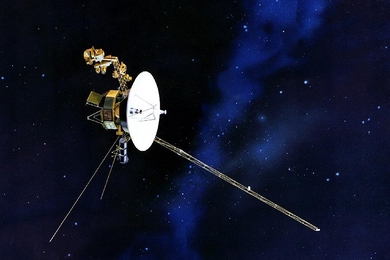 Illustration of the Voyager spacecraft
