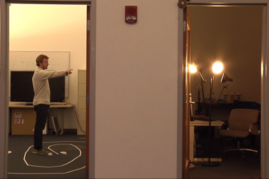 The WiTrack system provides significantly increased accuracy in tracking a person’s movement, and can even detect motion through walls and obstructions. 