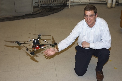 Professor Jon How, director of the Aerospace Controls Lab (pictured here), says the new Cape Cod unmanned vehicle test site will offer unique flying opportunities for MIT researchers.