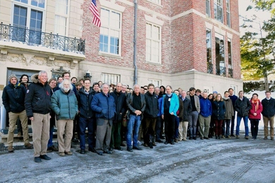 The Lorenz Center Workshop group photo, Feb. 11.