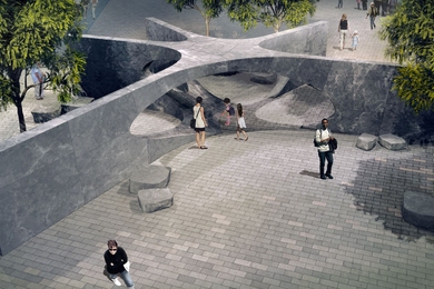 Artist’s rendering of the Collier Memorial