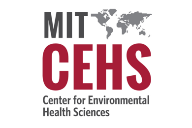 MIT Center for Environmental Health Services logo with rendering of the seven continents on right