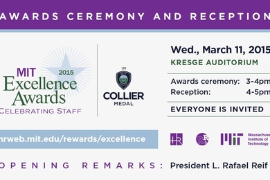 MIT Excellence Awards and Collier Medal 