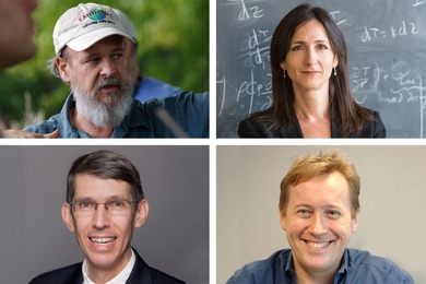 (Clockwise, from top left): Sam Bowring, Sara Seager, Tom Mrowka, James Poterba