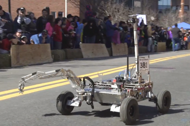 MIT Robotics Team rover on race day