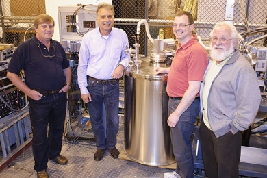 Alexey Radovinsky, Joe Minervini, Phil Michael, and Leslie Bromberg of the Plasma Science and Fusion Center