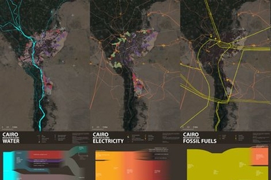 Resource flow mapping section for Cairo, Egypt