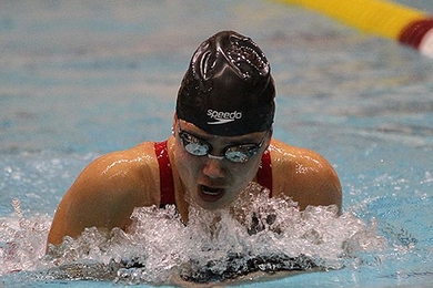 Sophomore Jessica Chen won four events Saturday to lead the Engineers to a 210-87 victory over the U.S. Coast Guard Academy.