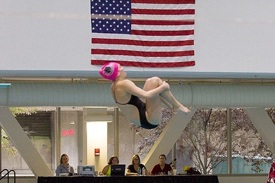Freshman Morgan Matranga qualified to dive in both the 1-Meter and 3-Meter competitions at the NCAA Division III Championships in Greensboro, North Carolina.