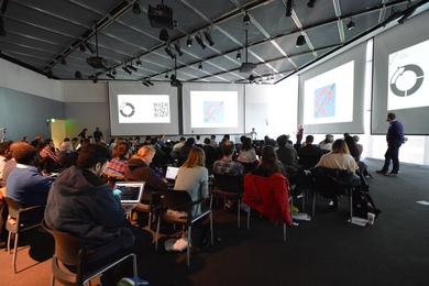 A presentation during the 2016 CEE Research Speed Dating Day event