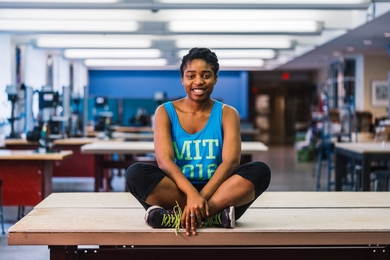 MIT mechanical engineering student Marie Elimbi Moudio