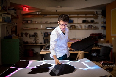 “The whole goal of my life is to fix all the people problems. I sincerely think that the biggest problems we have are how we deal with each other, and how we treat each other. [We need to be] promoting empathy and understanding, and technology is an enormous power to influence that in a good way,” senior Garrett Parrish says. 