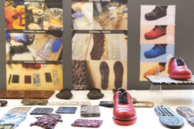 Recent IDM presentations included one team's proposal for reducing and reusing waste in the production of Camper Shoes.