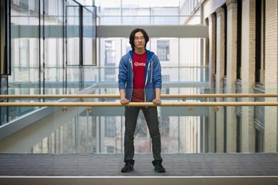 “At heart I’m still looking for good stories that explain things I see in the world around me,” says senior Kevin Zhou.