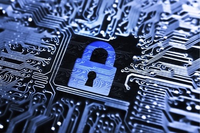 Circuit board with lock in center