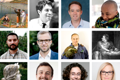 New SHASS faculty members include: (top row, l-r) Martin Beraja, Dave Donaldson, and Amah Edoh; (middle row, l-r) E. J. Green, Simon Jäger, and Eric Klopfer; (bottom row, l-r) Justin Reich, Miriam Schoenfield, and Lisa Parks.