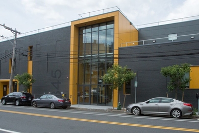 Of the new building MIT President L. Rafael Reif says, "Like the main group buildings at the heart of campus, W97 embodies and encourages MIT’s signature openness, flexibility, and boldness."