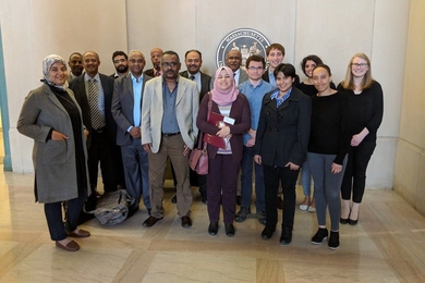 Participants from Egypt, Ethiopia, and Sudan convened at MIT for a two-day event on the future of the Nile water, hosted by Professor Elfatih Eltahir. 