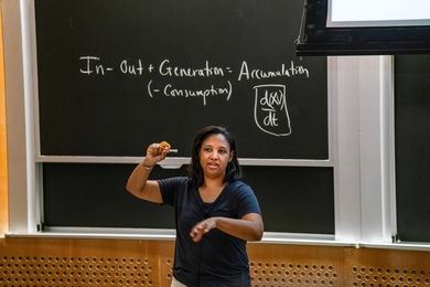 Professor of chemical engineering Kristala Prather teaches Fermentation Technology, a short program offered by MIT Professional Education.