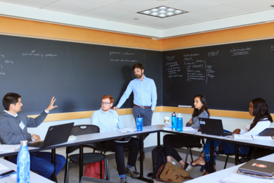 J-PAL teaching assistants and program participants discuss how to design randomized evaluations in real-world settings. 