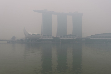 Researchers have found that burning peatlands in Indonesia are responsible for much of the haze enveloping Singapore. 