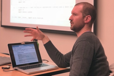 "I became focused on a life in political science at a pretty young age, and by high school, it seemed like a natural path," says Andrew Halterman, PhD candidate in the Department of Political Science.