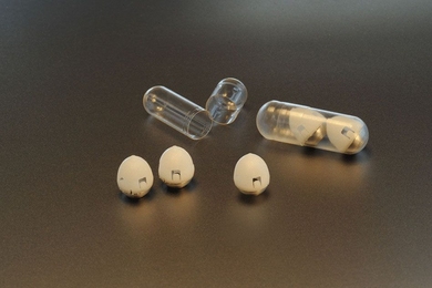 An MIT-led research team has developed a drug capsule that could be used to deliver oral doses of insulin.