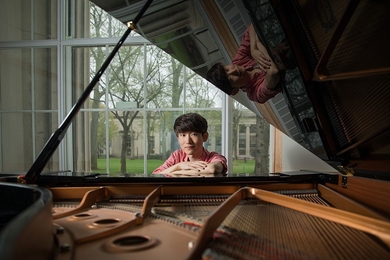 Tony Zhang, a double major in physics and mathematics, says that improvisation is important in science and the arts.
