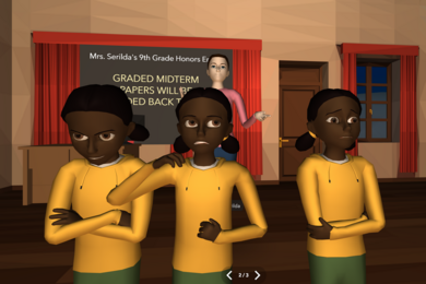 MIT researchers have developed a computational model that could enhance video game simulations designed to facilitate training for teachers and students who might encounter racial issues in the classroom. 