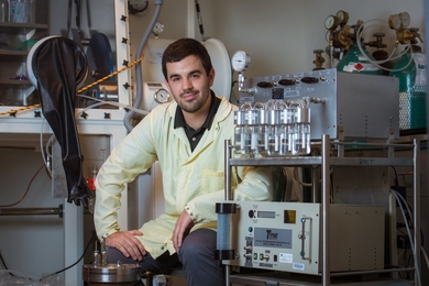 "I've been interested in advanced reactors for a long time, so it's been really nice to stay with this project and learn from people working here on site," says Kieran Dolan. 