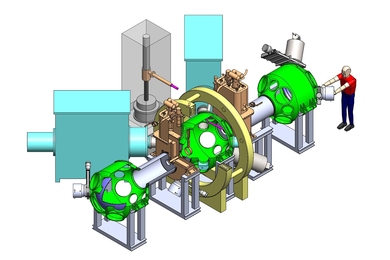 As part of an ARPA-E award, the MIT Plasma Science and Fusion Center will help explore new magnetic geometries for fusion devices, such as the mirror concept pictured here, in search of a faster and less-expensive path to fusion energy.