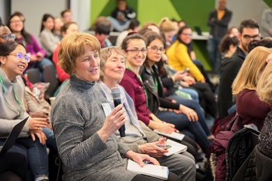 WiDS Cambridge, co-hosted by the Institute for Data, Systems, and Society, recognized and empowered women in STEM across a variety of disciplines.