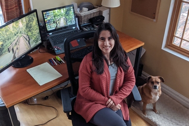 "I really like the way the project teams are designed to be fluid. Everyone knows who’s working on what, and you can sit in on meetings if you want to. We all have a limited amount of time, but the resources are there,”. says Erica Salazar.