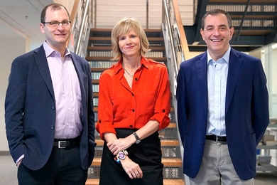 MIT News recently spoke with three leaders of MIT’s Task Force on the Work of the Future. Left to right: co-chair David A. Mindell, professor of aeronautics and astronautics, the Dibner Professor of the History of Engineering and Manufacturing at MIT; executive director Elisabeth Beck Reynolds PhD ‘10, who is also executive director of the MIT Industrial Performance Center; and co-chair David ...