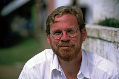 Michael Hawley in Siem Reap, Cambodia, 2001