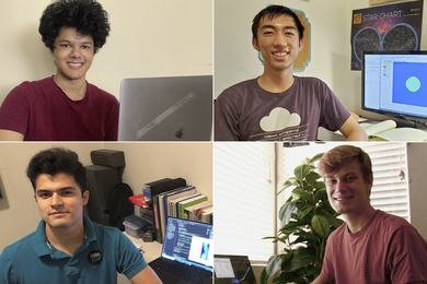 Pictures of Shaherul Haque, Raymond Li, Bryan Sperry, and Hugo Ramirez