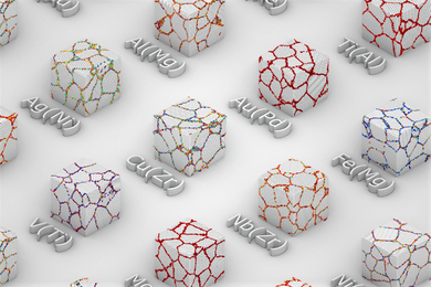 crystalline grains graphic