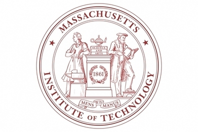 Image of the official seal of MIT, featuring two individuals, one reading a book, the other holding an anvil. The terms "Science and Arts," "Mens et Manus," and the year 1861 are listed along with "Massachusetts Institute of Technology." 