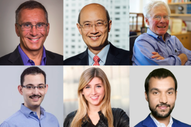 Two by three grid showing headshots of the six MITxPrize winners