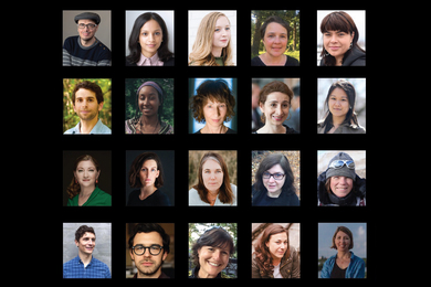 Five by four grid of 20 headshots