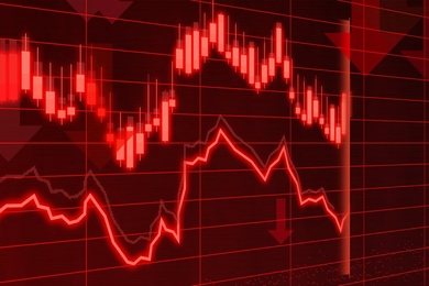 research papers on computer technology Two red lines, one above the other, against a black background. The lines have many peaks and valleys, representing a probability graph.