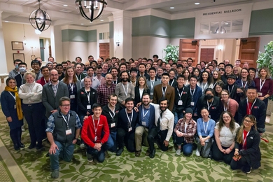 A group photo of the more than 110 attendees of QuARC 2023