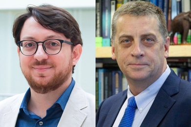 Side-by-side headshots of Luca Carlone and Jonathan How